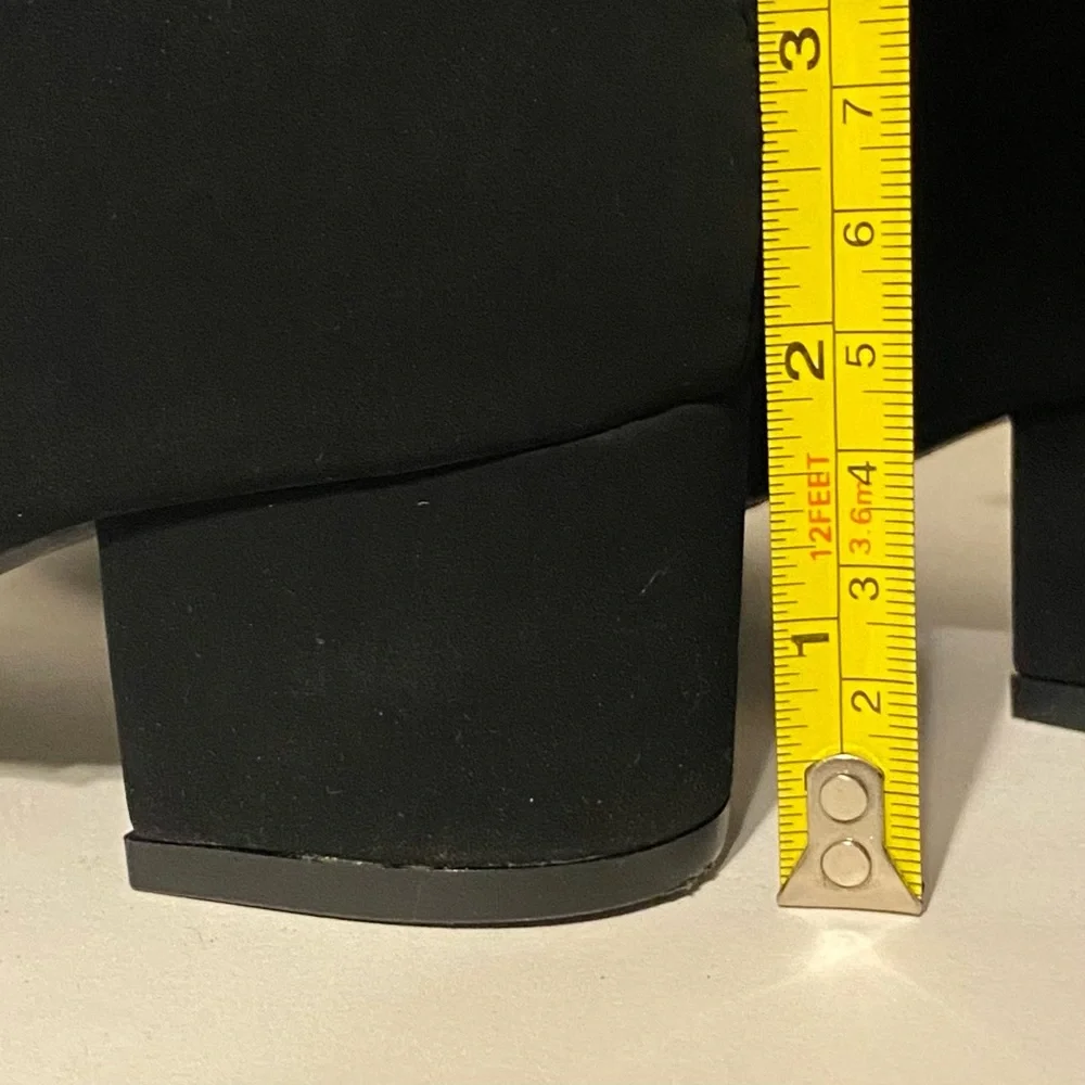 Kid’s Black Dressy Heeled Ankle Boots (Worn Only Once)